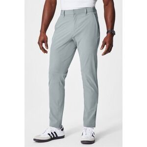 Fabletics Men's The Only Pant Slim Fit Gray Performance Stretch Size M